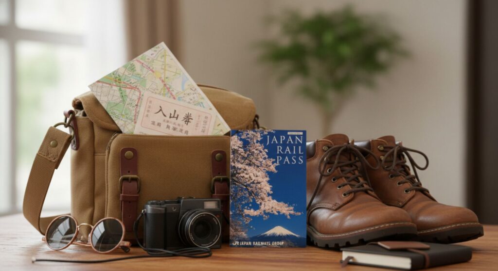 kyoto zen trail travel essentials jr pass walking shoes temple tickets preparation