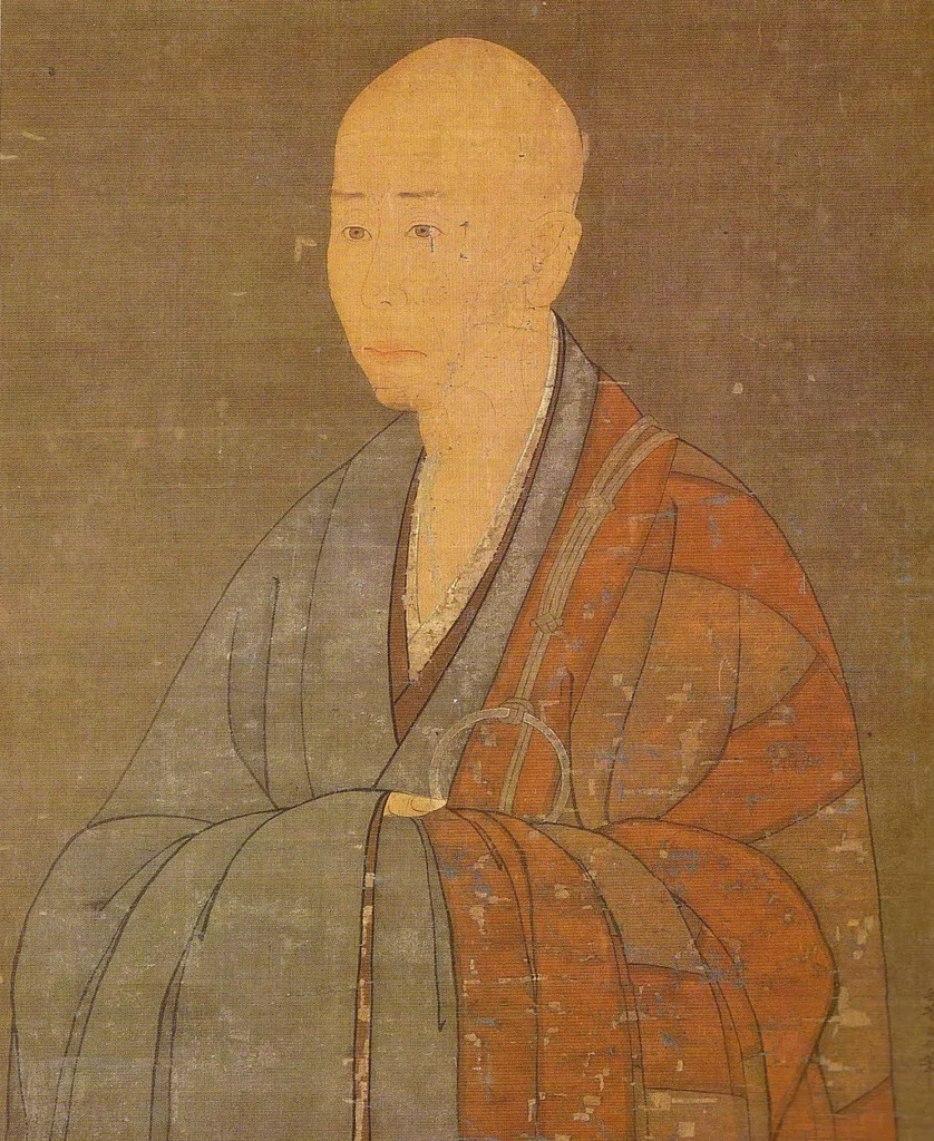 Portrait of Musō Soseki Painted and Inscribed by Mutō Shūi 14th century (Muromachi period) Collection of Myōchi-in Temple | Important Cultural Property