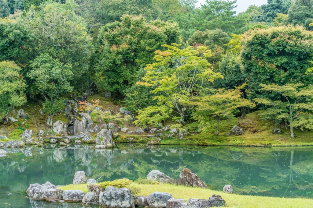 Sogenchi Garden at Tenryu-ji Temple Arashiyama, Kyoto