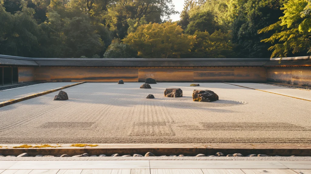 Ryoanji temple rock garden