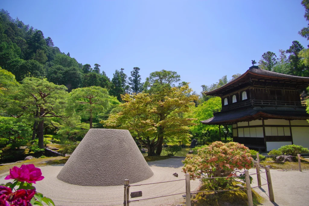 Kogetsudai (Moon-viewing Platform) Ginkaku-ji Temple (Silver Pavilion), Kyoto